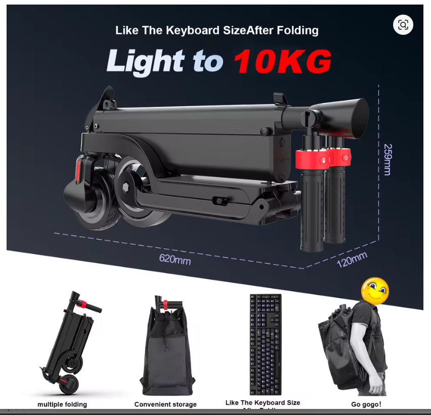 X6 Electric scooter 36V 7.5A Foldable E-Scooter 350W E-Scooter 25km range e scooter kick scooter electric for adults kids