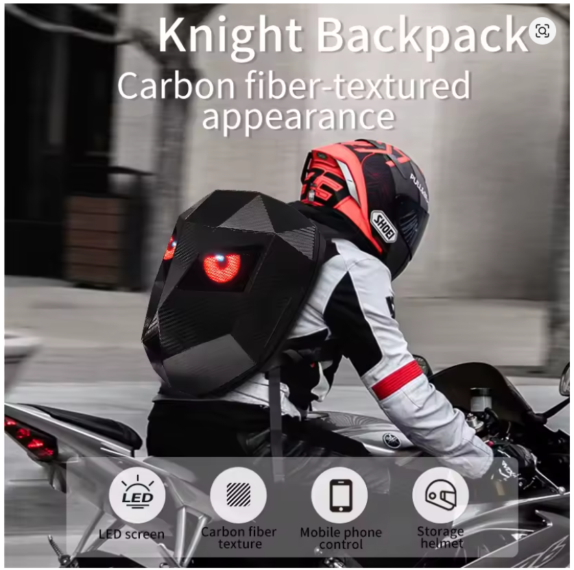 LED Safety Backpack - For Bikers - Scooters - Hikers - Joggers - Schoolers - Night Walkers -