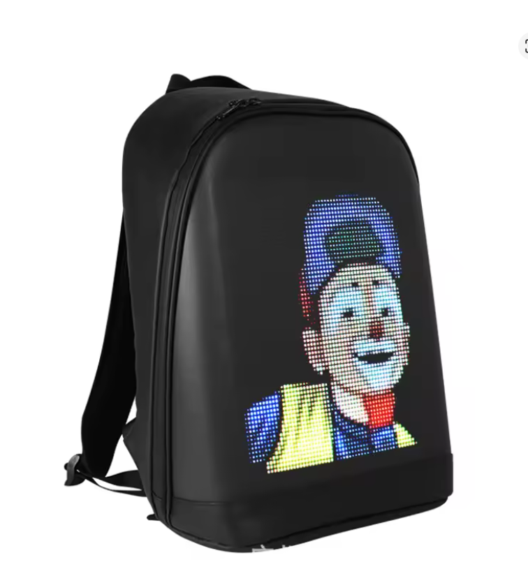 LED WiFi Version Backpack For School- Bicycling - Walking- Jogging  - Scotering -- Smart Phone Control LED Screen Dynamic Fashionable 3.0 Waterproof Backpack Motorcycle Laptop Cycling Backpackuct