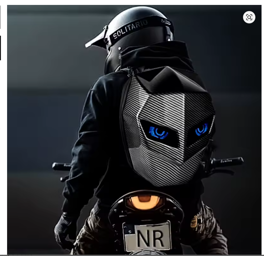 LED Safety Backpack - For Bikers - Scooters - Hikers - Joggers - Schoolers - Night Walkers -