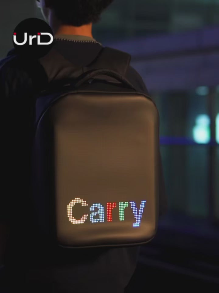LED Backpack Screen Bag Display - Advertise Bag - WIFI and Bluetooth for Travel  - Display LOGO - School - Business - Walking-Riding-Jogging - Scooter - Men-Women
