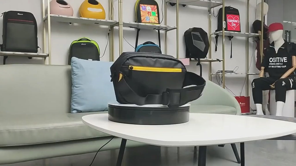 LED Shoulder Bag - LOY Moto Pocket LED Shoulder Straddle Bag - Eye Luminous Mochila